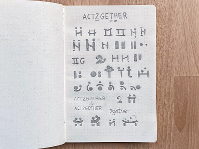 ACT2GETHER Logo Explorations