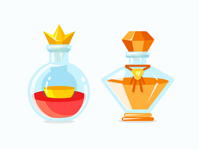 Agar.io Potions flask game game art game asset icons illustration mobile game potion vectorart