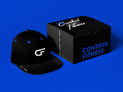 Control Fitness brand branding cap design hat identity logo packaging visual language