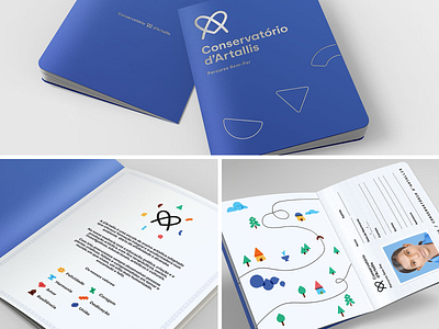 Art Conservatory Rebrand booklet brand branding case study children conservatory design education identity kids logo passport rebrand school system visual language