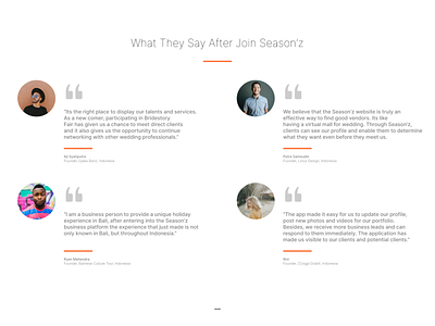 Success Story Page Inspiration Design - Season'z design illustration typography ui ux