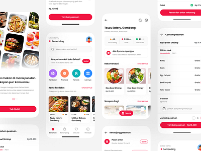 Zefood - Food Delivery App app design graphic design ui ux