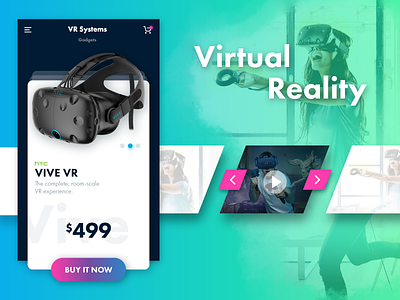 Virtual Reality app ecommerce htc material design mobile mobile application purchase ui design ui mobile user interface virtual reality vr