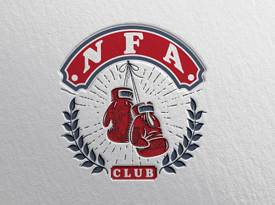 N.F.A CLUB graphic design logo