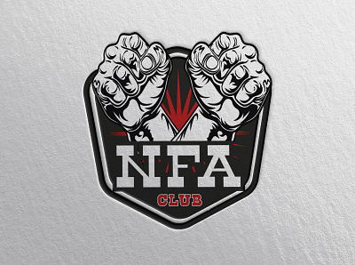 N.F.A CLUB graphic design logo