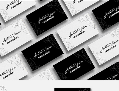 AV BUSINESS CARD business card graphic design