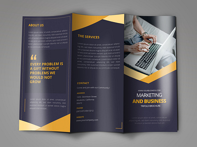 Business Tri-Fold Brochure Design