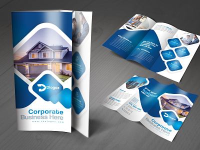 Real Estate Tri Fold Brochure brochure corporate flyer flyer real estate flyer trifold brochure