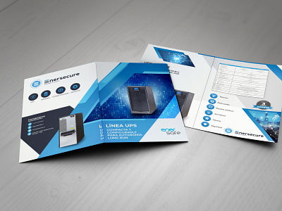 Business Bi-Fold Brochure Design