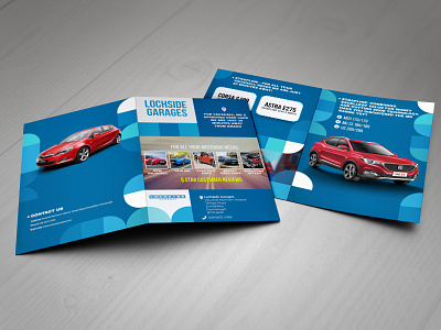 Car Service Bi-Fold Brochure Design bifold brochure brochure design flyer