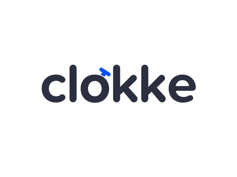 Clokke - responsive logo animated logo responsive timer typography