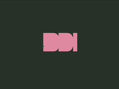 DDI - variable font logotype animation dynamic logo typogaphy variable variable font