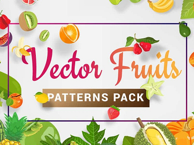 Vector Fruit Patterns