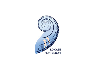 Lacase Montessori branding design graphic design illustration illustrator logo typography vector