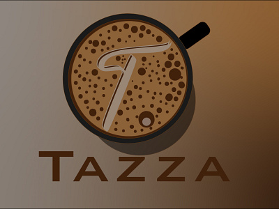 Tazza branding coffeelogo coffeeshoplogo dailylogo dailylogochallenge dailylogochallenge6 design designer designideas illustrator logo tazza