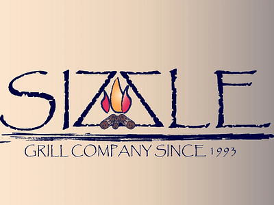 Sizzle branding dailylogo dailylogochallenge dailylogochallenge11 design designer designideas grillcompanylogo illustrator logo sizzle
