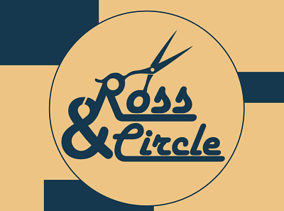 Ross & Circle barbershoplogo branding dailylogo dailylogochallenge dailylogochallenge13 design designer designideas illustrator logo rosscircle