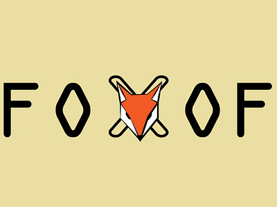 FOXOF branding dailylogo dailylogochallenge dailylogochallenge16 design designer designideas foxlogo foxof illustrator logo logocreator