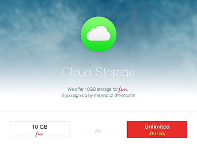 Cloud Storage cloud for fun just sky storage