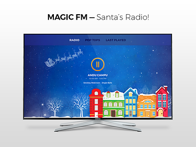 Magic FM for  TV app dashboard fm magic radio tvos