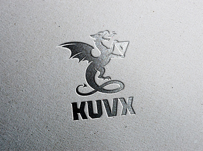 Logo design for KUVX branding logo logotype