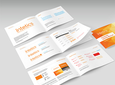 Logo & Style guideline for Intetics brandbook branding guideline identity logo logotype style