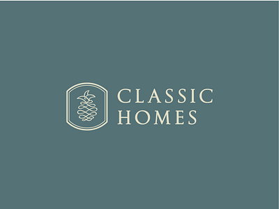 Logo design for Classic Homes branding identity logo logotype style