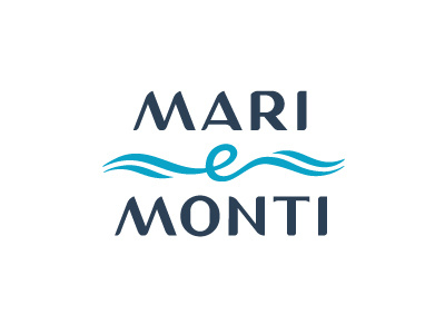 Mari e Monti branding logo logotype