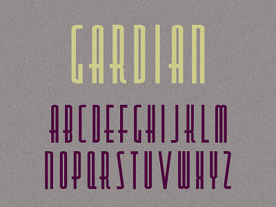 Gardian font