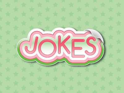 Jokes sticker