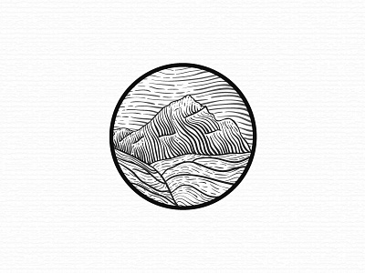 Land In Sight bear drawing engraving illustrating ink inking line linocut wacom