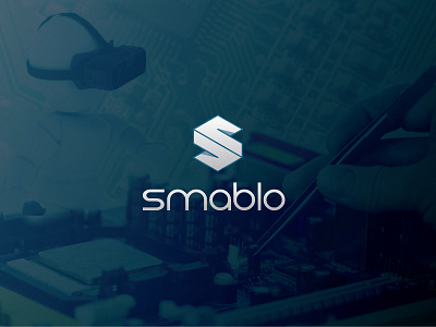 Smablo design electronic logo technology