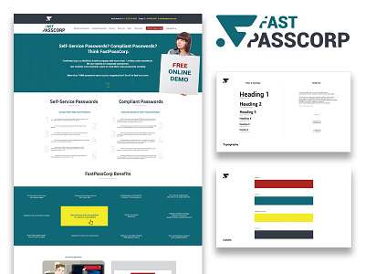 Landing Page Proposal branding landing page ui web