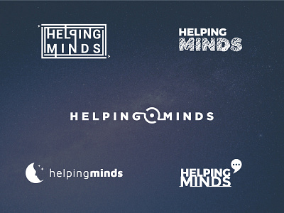 Helping Minds Proposals anxiety confusion help logo mind stress talk