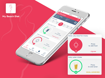 My Diet App 800x600 app design branding diet graphic design user experience user interface