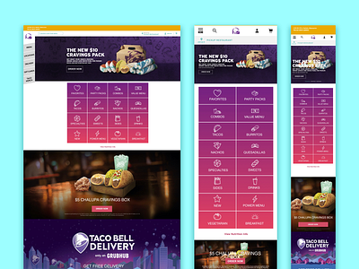 Taco Bell Responsive Design