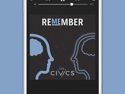 The Civics, Remember Me Single | Concept 2 band brand identity branding cover art local music music single song