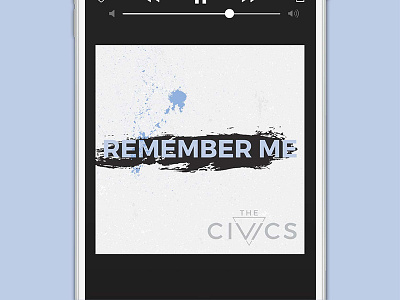 The Civics, Remember Me Single | Concept 3 band brand identity branding cover art local music music single song