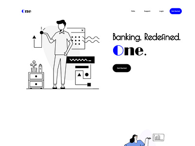 One Finance Landing Page