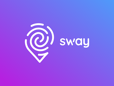 Sway logo app branding idenity logo mobile