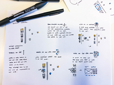 Interactions on map behind the scenes funda interaction design sketch ui ux web wip work in progress