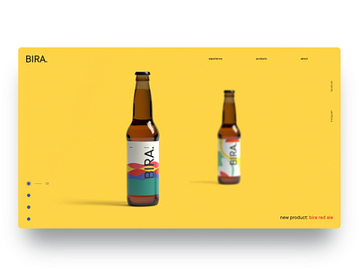 BIRA UI Design beer branding inspiration uidaily uidesign