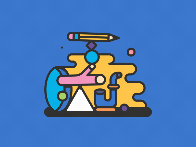 Future Balance aftereffects animation balance colors geometric gif graphicdesign illustration illustrator loop palette shapes