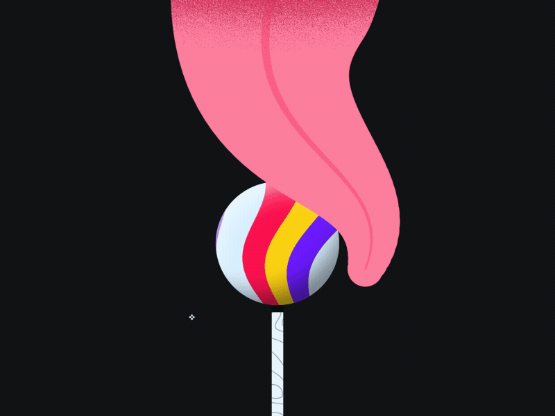 Everyday Lollipop aftereffects animation behance challenge everyday gif graphicdesign illustration lollipop loop motiongraphics