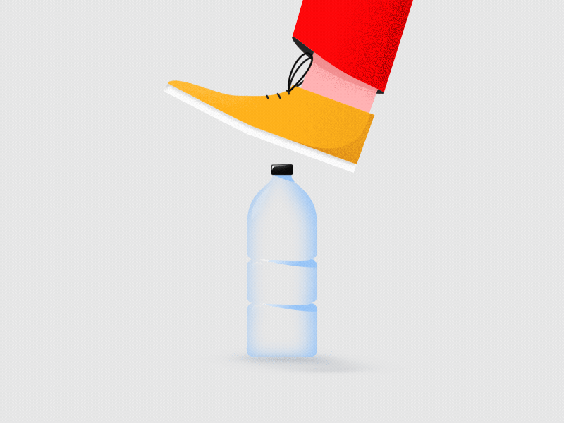 Fighting Bottles aftereffects animation behance character design gif illustration illustrator loop motion motiongraphics palette