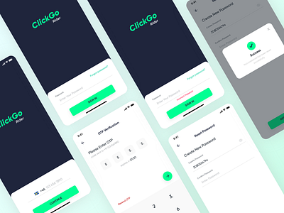 Login Screens app app login login login flow login screens mobile mobile app otp signin signup ui ui design ux ux design