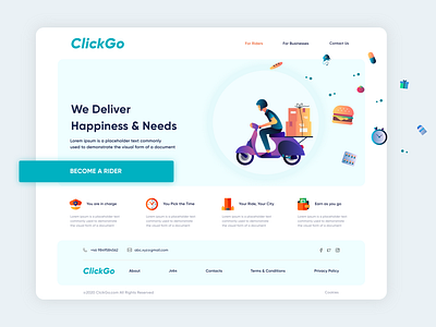 Marketing Website for Home Delivery