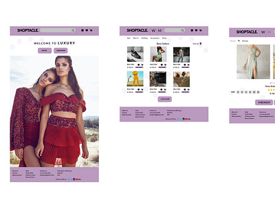 Website Design for Shoptacle