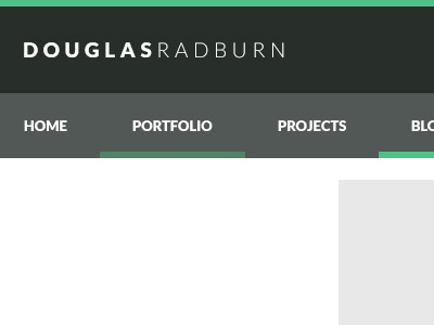 Portfolio article blog footer navigation portfolio post