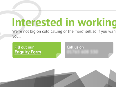 Design Refresh - Call to Action call to action contact footer